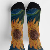 Sonnenblumensocken Socken (Oben)