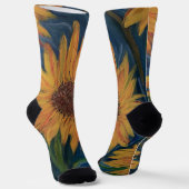 Sonnenblumensocken Socken (Gewinkelt)