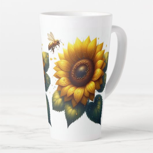 Sonnenblumensommer Milchtasse (Rechte Ecke)