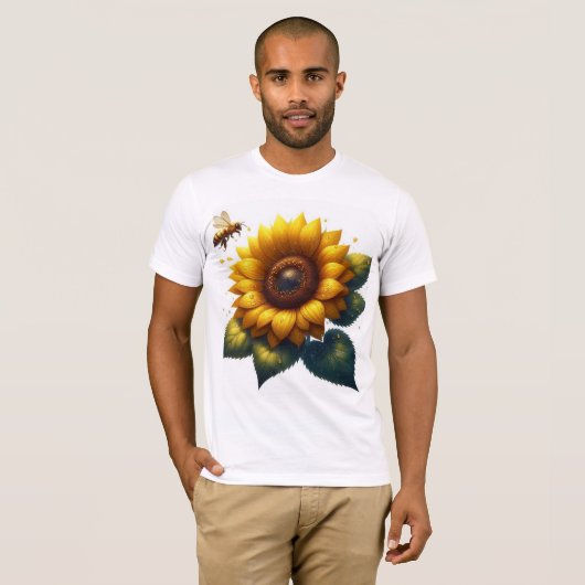 Sonnenblumensommer T-Shirt (Vorne ganz)