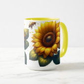 Sonnenblumensommer Tasse (VorderseiteRechts)