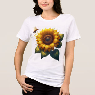 Sonnenblumensommer Tri-Blend Shirt