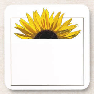 Sonnenblumensonne Getränkeuntersetzer