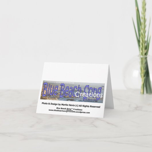 Sonnenblumensonne - Karte (Rückseite)