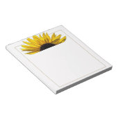 Sonnenblumensonne Notizblock (angewinkelt)