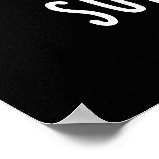 Sonnenblumensonne und Blume blühen dunkel BG Poster (Ecke)