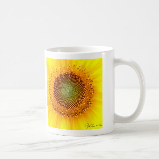 Sonnenblumensonnenblume Tasse (Rechts)
