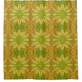 Sonnenblumensonnenblumen Bohemisch blühend Gelb gr Duschvorhang (Vorderseite)