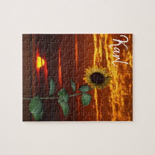 Sonnenblumensonnenpuzzles Puzzle (Horizontal)