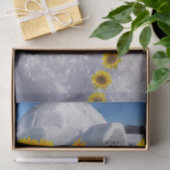 Sonnenblumenspeckpapier Seidenpapier (Geschenk)