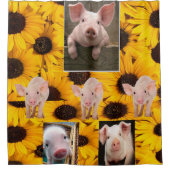 Sonnenblumenspieß-Duschvorhang Duschvorhang (Vorderseite)