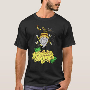 Sonnenblumenspieß mit Bienenspieß für die Blume T-Shirt