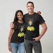 Sonnenblumenspieß mit Bienenspieß für die Blume T-Shirt (Unisex)