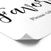 Sonnenblumenspucke Poster (Ecke)