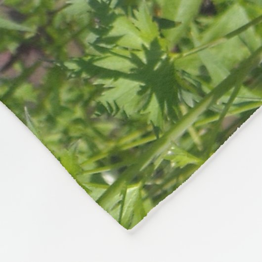 Sonnenblumenspülung Fleecedecke (Ecke)