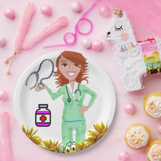 Sonnenblumenspülung Teller (Party)