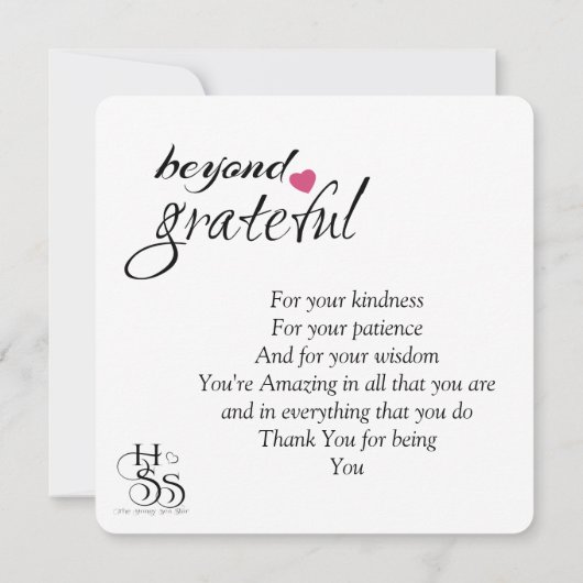 Sonnenblumenstärke Danke Karten (Rückseite)