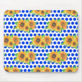 Sonnenblumenstickerei Mousepad (Vorne)