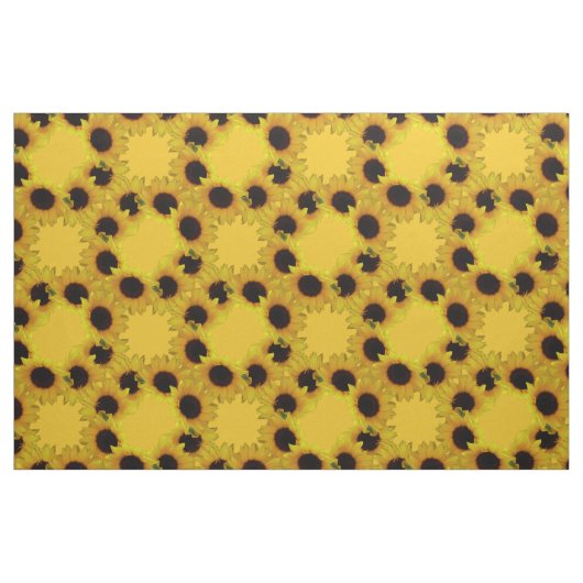 Sonnenblumenstoff Sonnenblumenstoff Baumwolle oder Stoff (Fat Quarter (45,7 x 55,9 cm))