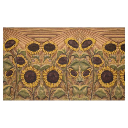 Sonnenblumenstoff Sonnenblumenstoff Baumwolle oder Stoff (Fat Quarter (45,7 x 55,9 cm))