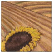 Sonnenblumenstoff Sonnenblumenstoff Baumwolle oder Stoff (Nahaufnahme)