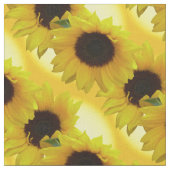 Sonnenblumenstoff Sonnenblumenstoff Baumwolle oder Stoff (Nahaufnahme)