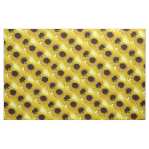 Sonnenblumenstoff Sonnenblumenstoff Baumwolle oder Stoff