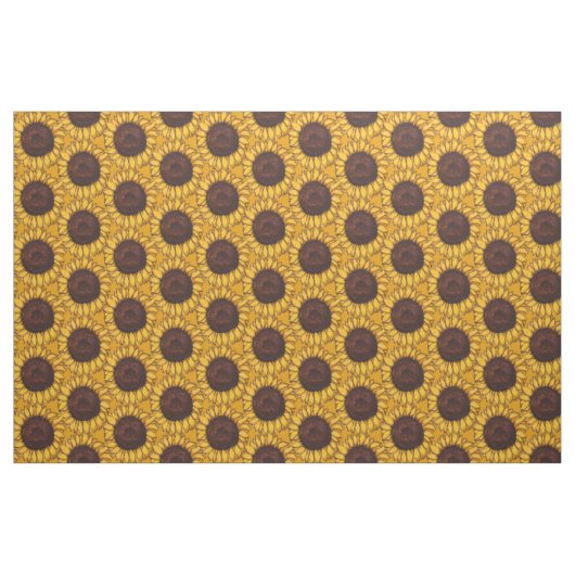 Sonnenblumenstoff Sonnenblumenstoff Baumwolle oder Stoff (Fat Quarter (45,7 x 55,9 cm))