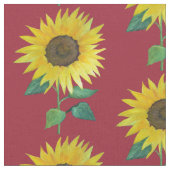 Sonnenblumenstoff Stoff (Nahaufnahme)