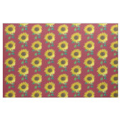 Sonnenblumenstoff Stoff (Fat Quarter (45,7 x 55,9 cm))