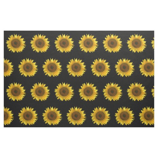 Sonnenblumenstoff Stoff (Fat Quarter (45,7 x 55,9 cm))