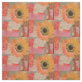 Sonnenblumenstoff Stoff