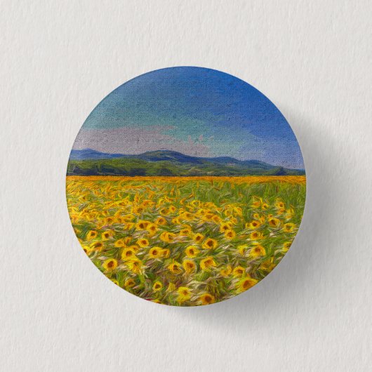 Sonnenblumenstrände Button (Vorderseite)