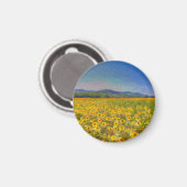 Sonnenblumenstrände Magnet (Vorderseite/Rückseite)