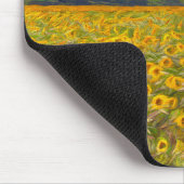 Sonnenblumenstrände Mousepad (Ecke)