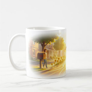 Sonnenblumenstraße Freudiger Morgenglanz Becher Kaffeetasse