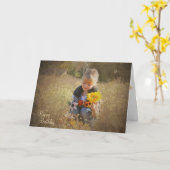 Sonnenblumenstrauch Karte (Gelbe Blume)