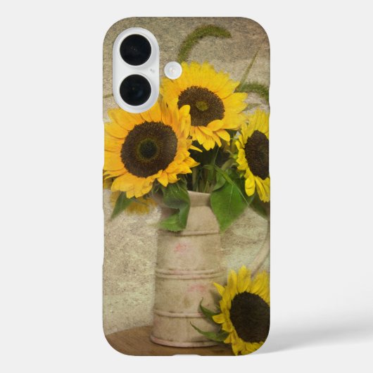 Sonnenblumenstrauß Case-Mate iPhone Hülle (Rückseite)