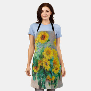Sonnenblumenstrauß Claude Monet Schürze
