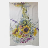 Sonnenblumenstrauß Geschirrtuch (Vertikal)