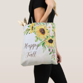 Sonnenblumenstrauß mit anpassbarem Text  Tasche (Von Nahem)