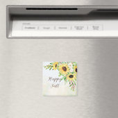 Sonnenblumenstrauß mit individuellem Text Magnet (In Situ (Geschirrspüler))