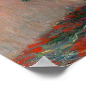 Sonnenblumenstrauß von Claude Monet Poster (Ecke)