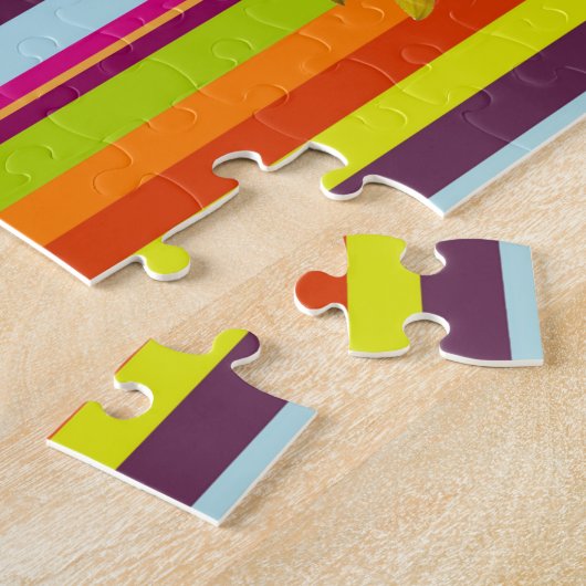 Sonnenblumenstreifen-Puzzles Puzzle (Seite)