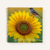 Sonnenblumensymbolik Notizblock (Vorderseite)