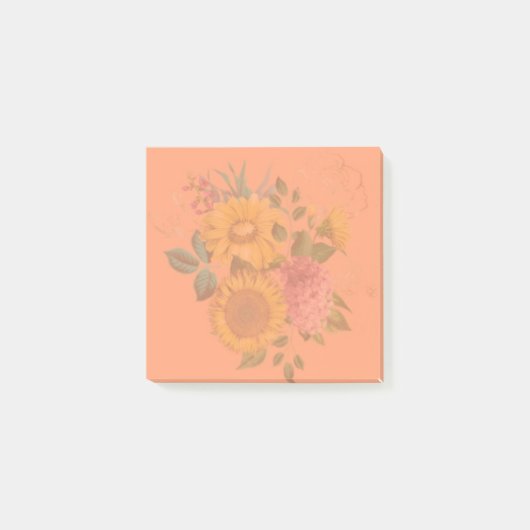 Sonnenblumentage Nachhinweise Post-it Klebezettel (Vorderseite)