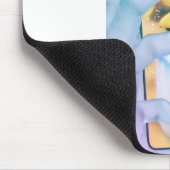 Sonnenblumentelefon Mousepad (Ecke)