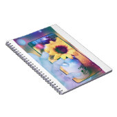 Sonnenblumentelefon Notizblock (Rechte Seite)