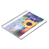 Sonnenblumentelefon Notizblock (Linke Seite)