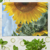 Sonnenblumenteppich Geschirrtuch (Gefaltet)